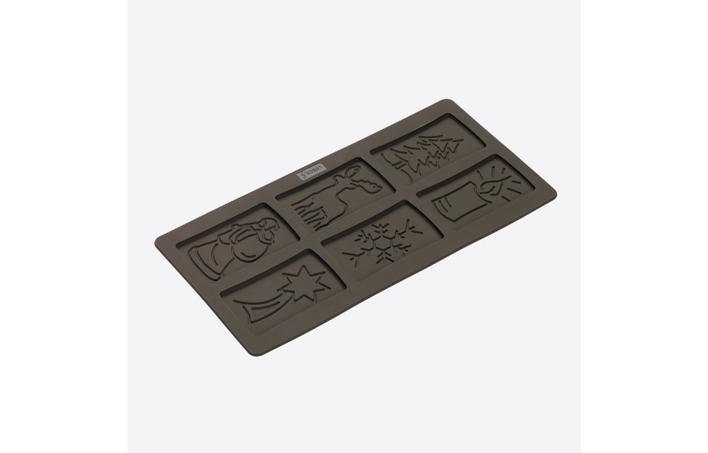 Lurch Flexiform speculoosvorm voor 6 stuks winterthema - 15x30cm