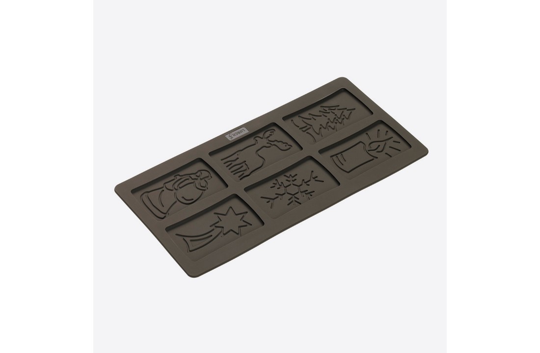 Lurch Flexiform speculoosvorm voor 6 stuks winterthema - 15x30cm