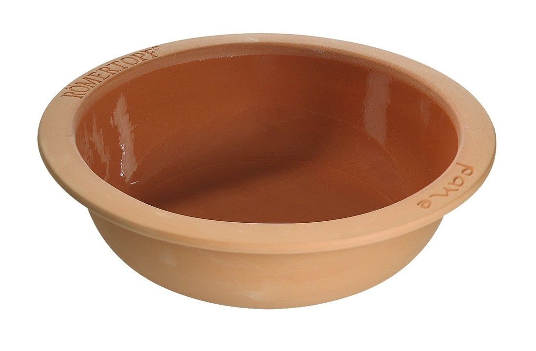 Römertopf broodbakvorm rond terracotta