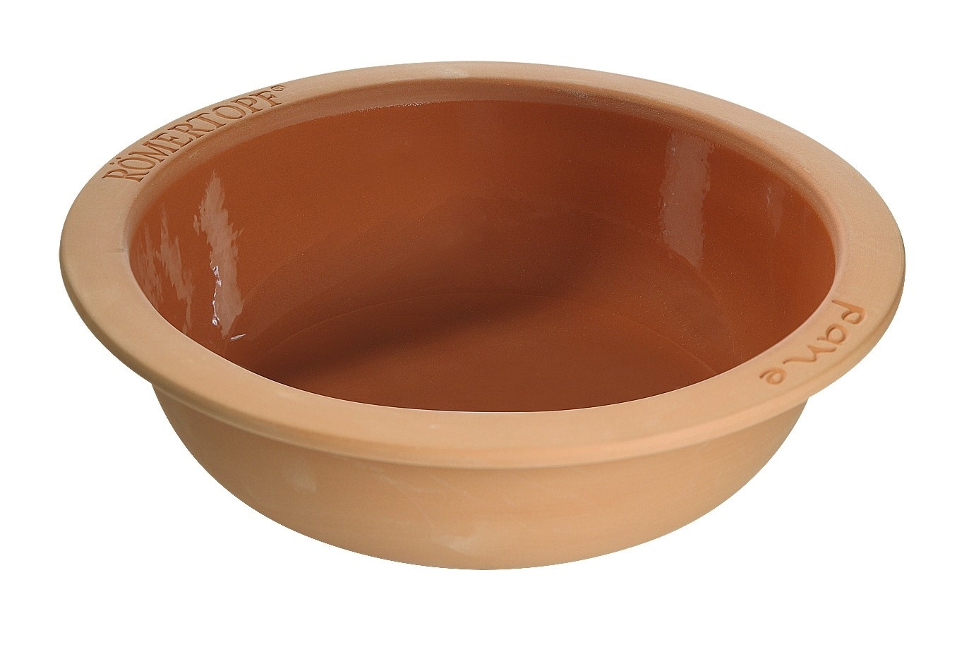 Römertopf broodbakvorm rond terracotta
