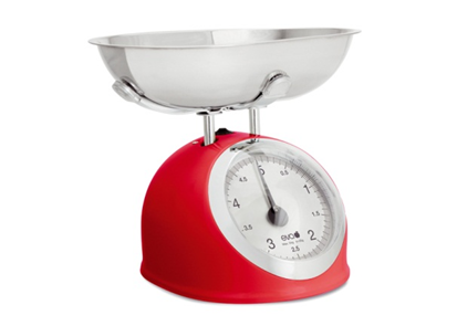 EVA collection keukenweegschaal rood