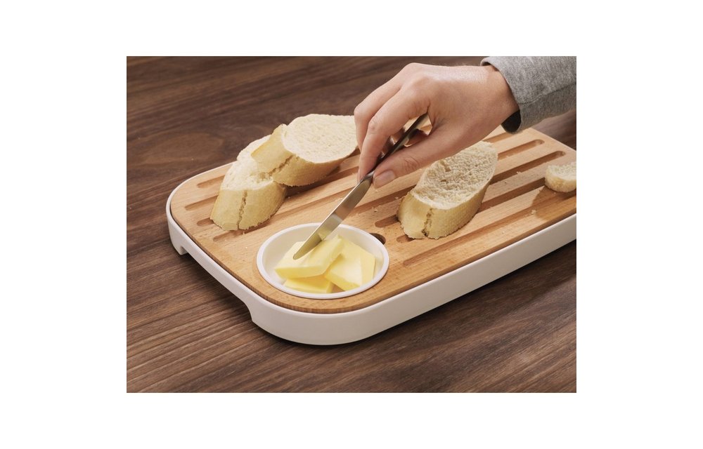 Joseph Joseph Snijplank Slice&Serve Brood en kaas broodsnijplank set