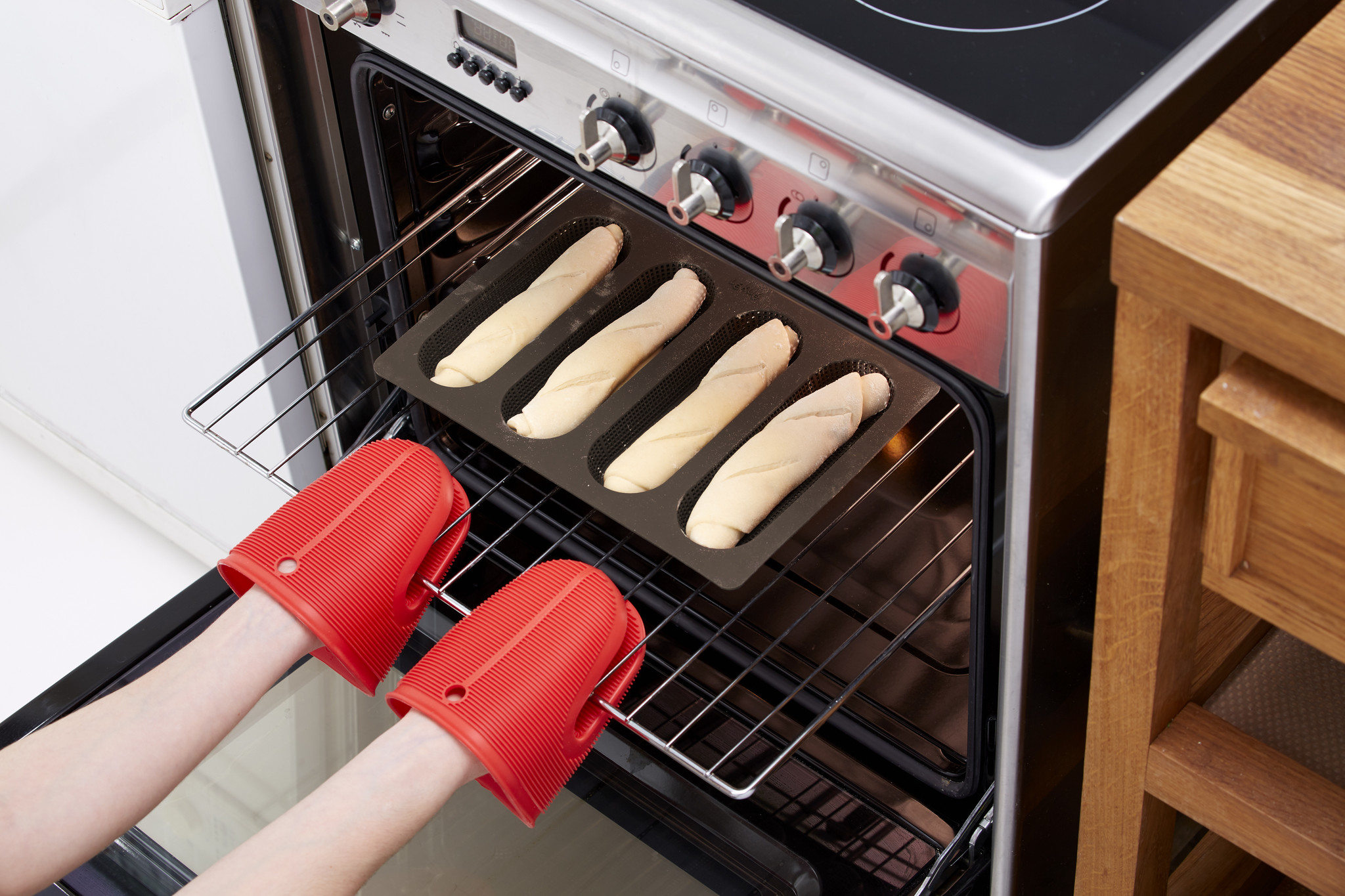 Lékué Broodbakvorm Mini stokbrood Pistoletmaker