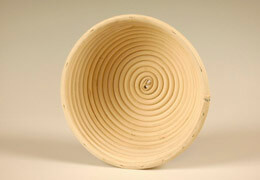 Herbert Birnbaum rieten rijsmandje rond diameter 23 cm