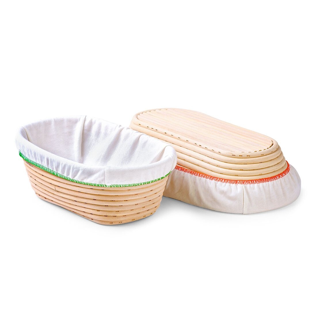 Cleanbake rijsmandvoering /-doek - ovaal 28 x 15 cm