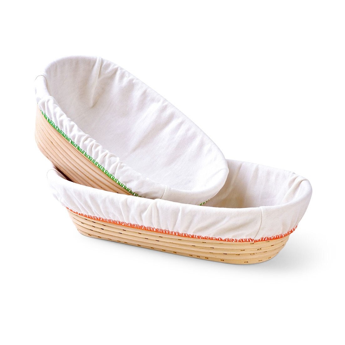Cleanbake rijsmandvoering /-doek - ovaal 28 x 15 cm