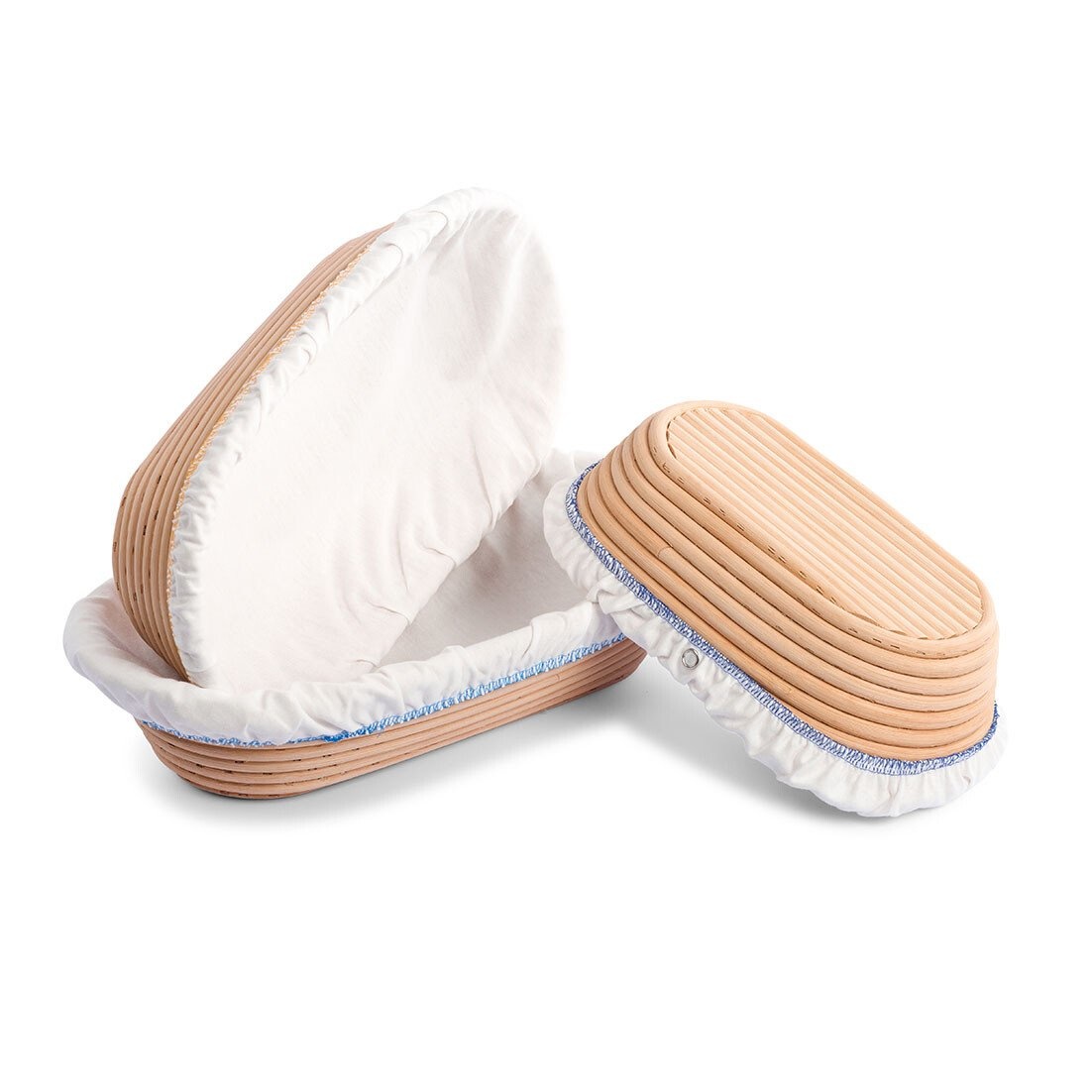 Cleanbake rijsmandvoering /-doek - ovaal 28 x 15 cm
