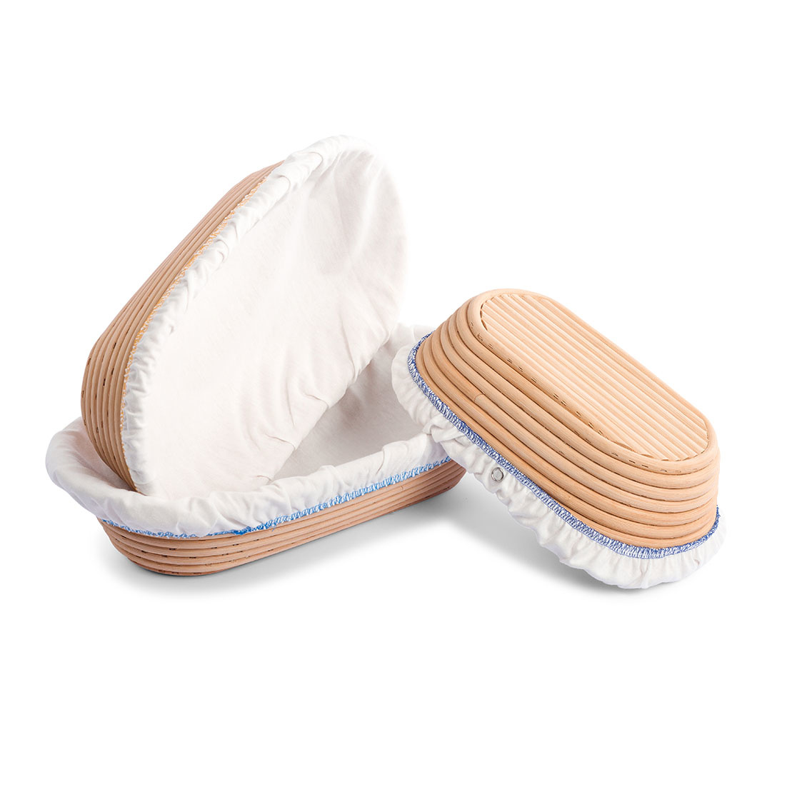 Cleanbake rijsmandvoering /-doek - lang 34 x 14 cm