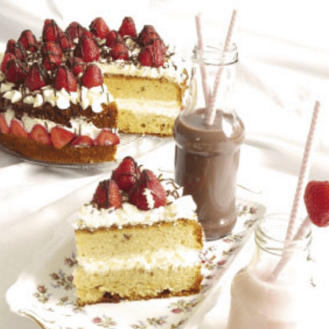 Aardbeien cakemix