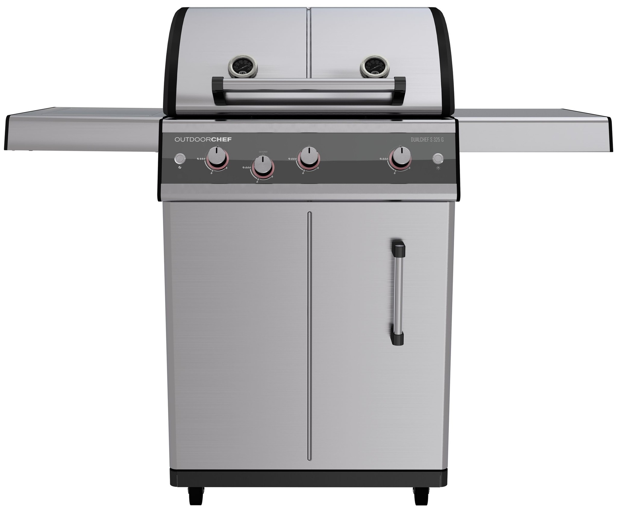 Zilverkleurig Dualchef Barbecu