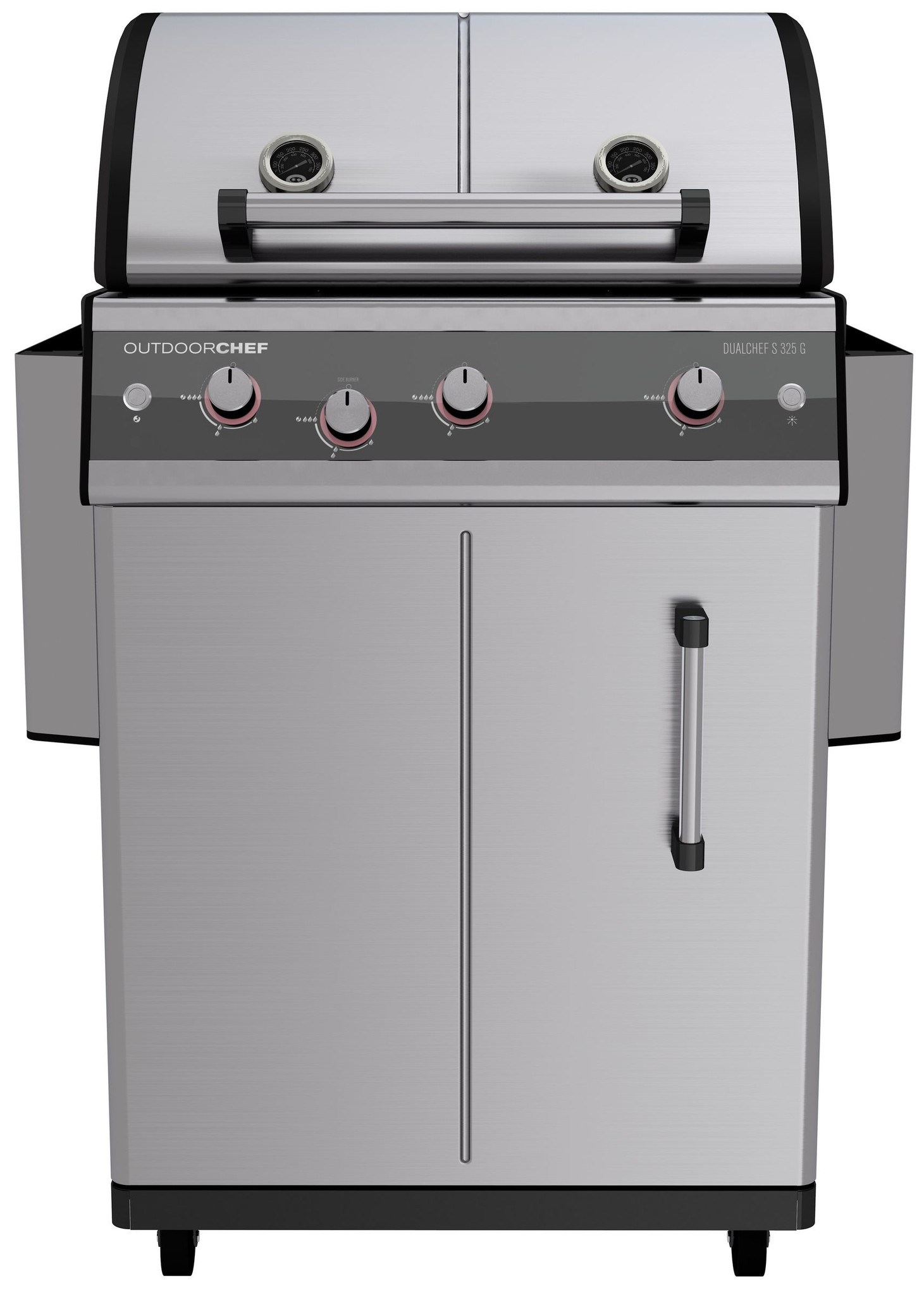Zilverkleurig Dualchef Barbecu