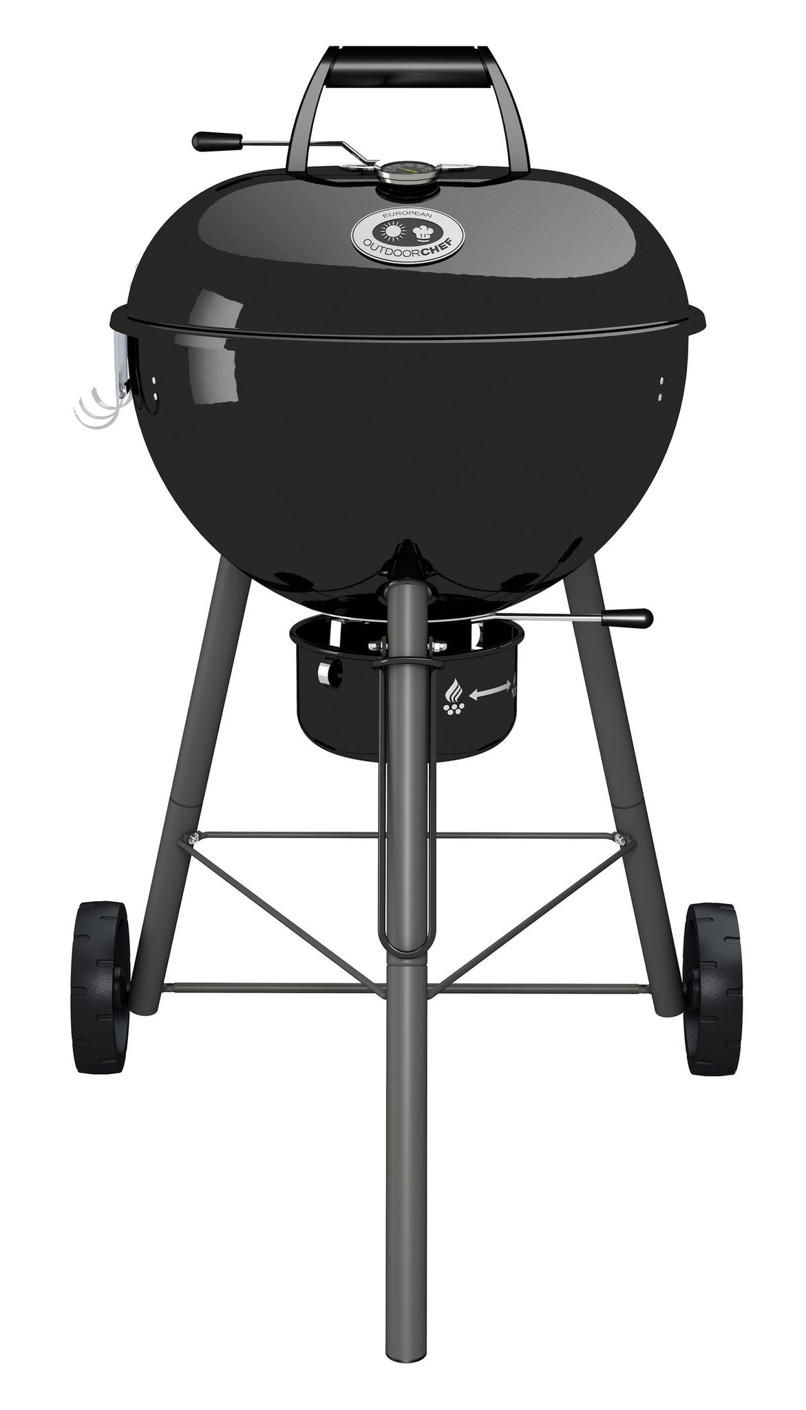 Zwart Houtskool Barbecue Chels