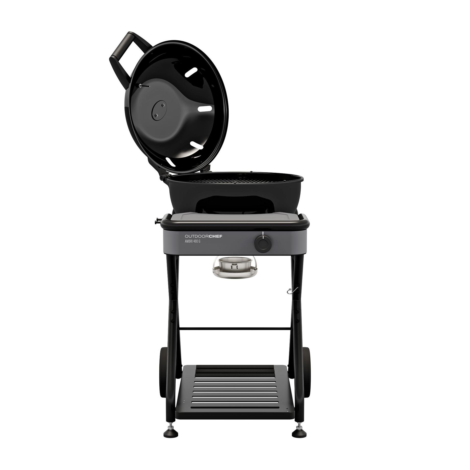 Zwart Barbecue Gas Ambri 480 G