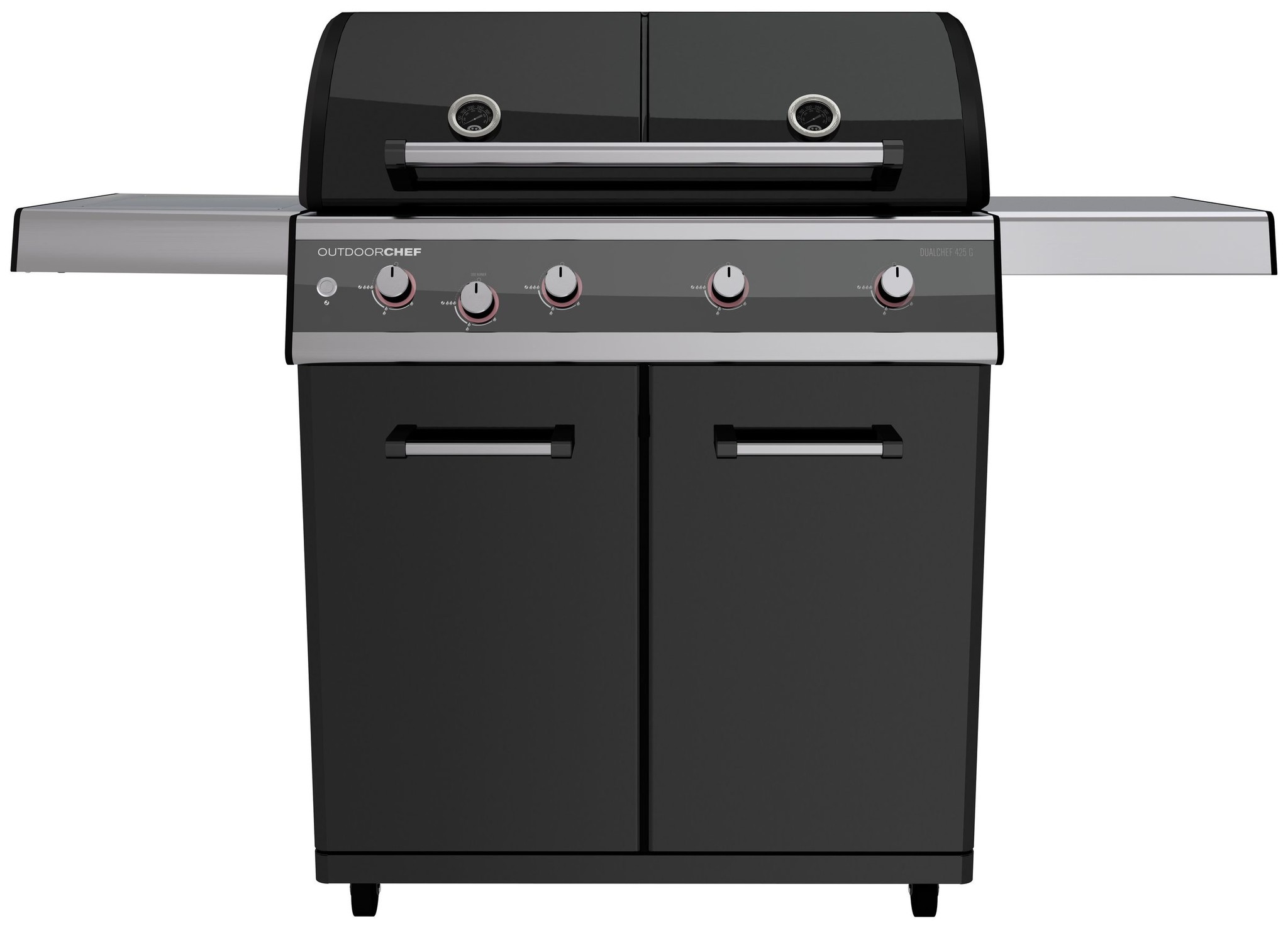 Zwart Dualchef Barbecue Gas 42