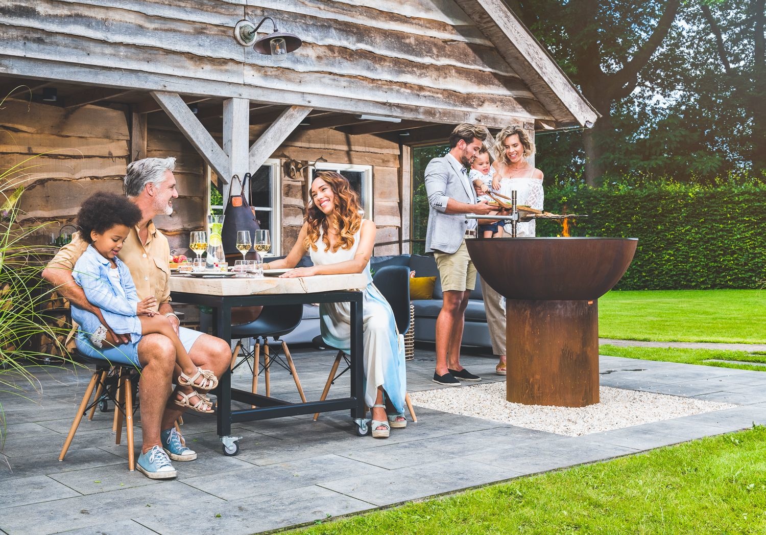 Roest fiQ XL Barbecue inclusie