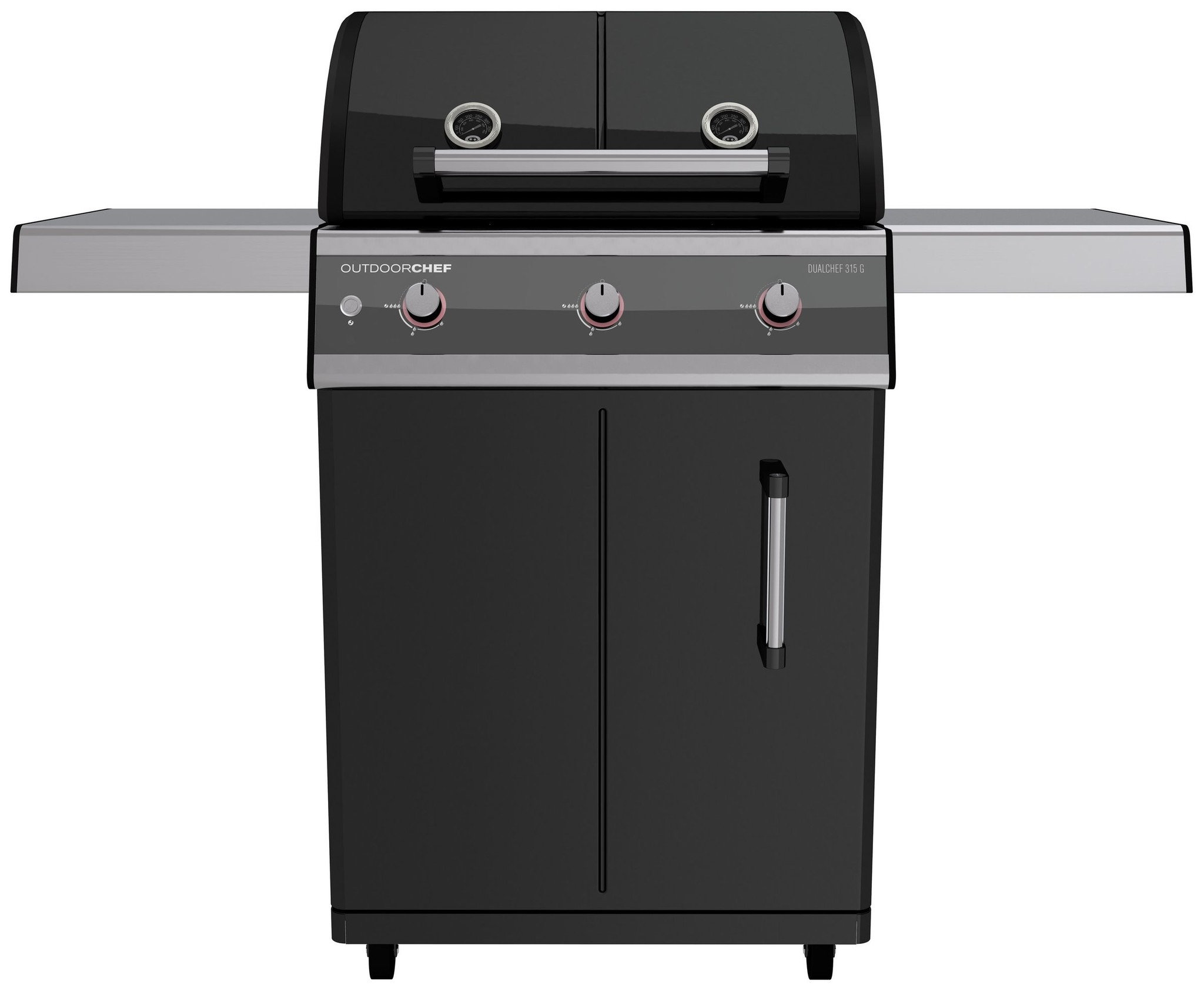 Zwart Dualchef Barbecue Gas 31
