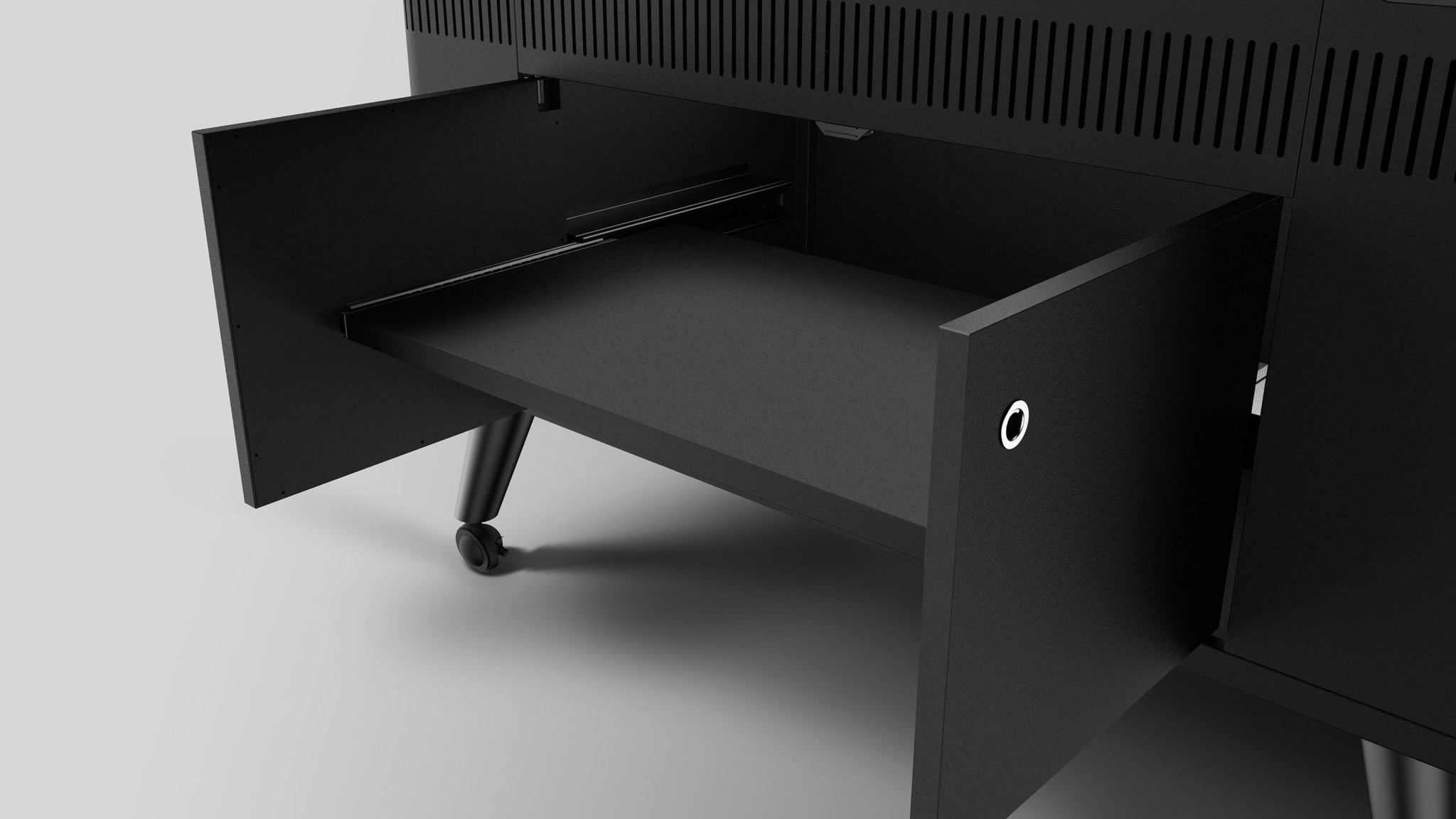 Zwart Hub II Houtskool Barbecu