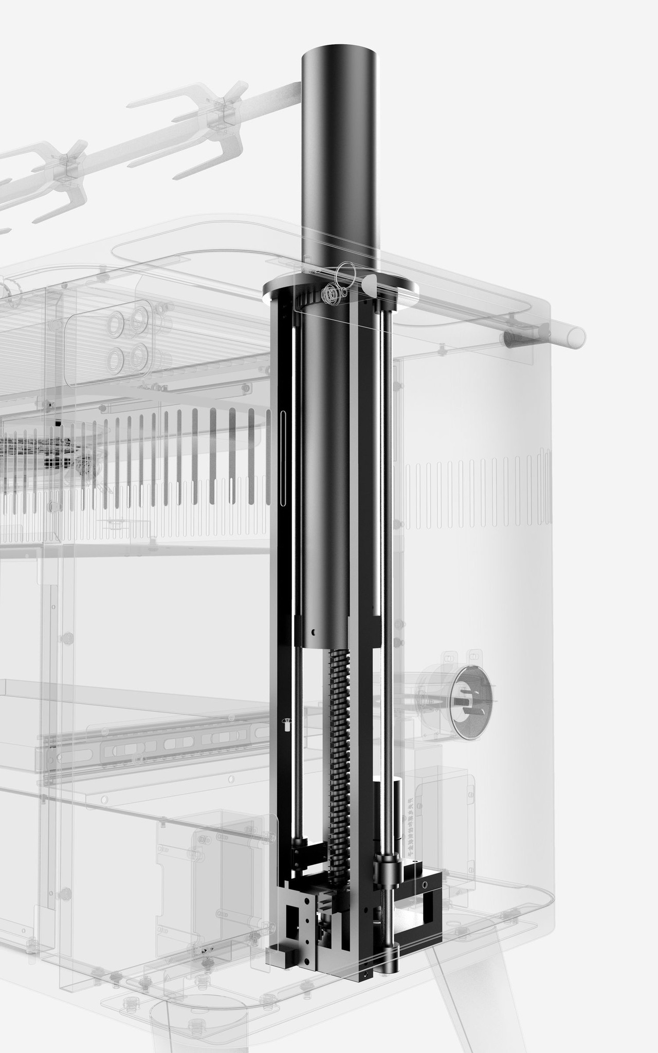 Zwart Hub II Houtskool Barbecu