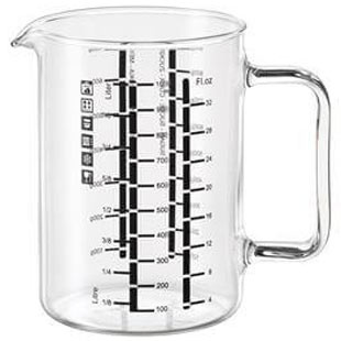 Maatbeker glas 1 liter