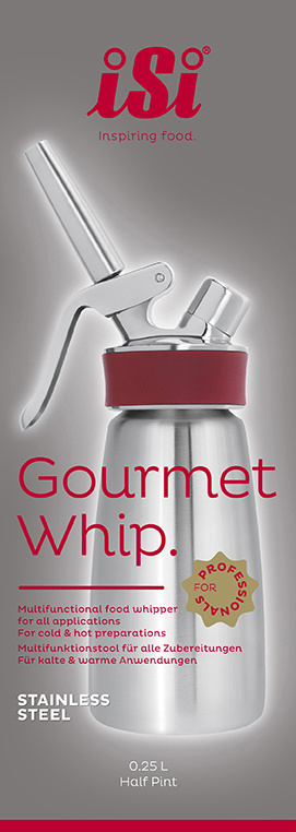 iSi Gourmet Whip Plus rvs - 0.25 Ltr