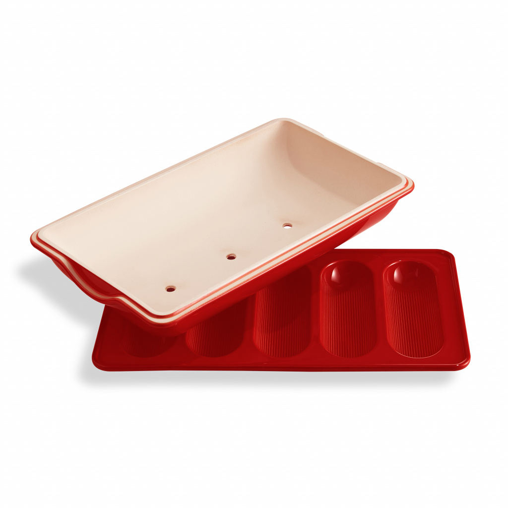 Emile Henry Baguettesvorm mini E-box - 390x230mm - Grand Cru