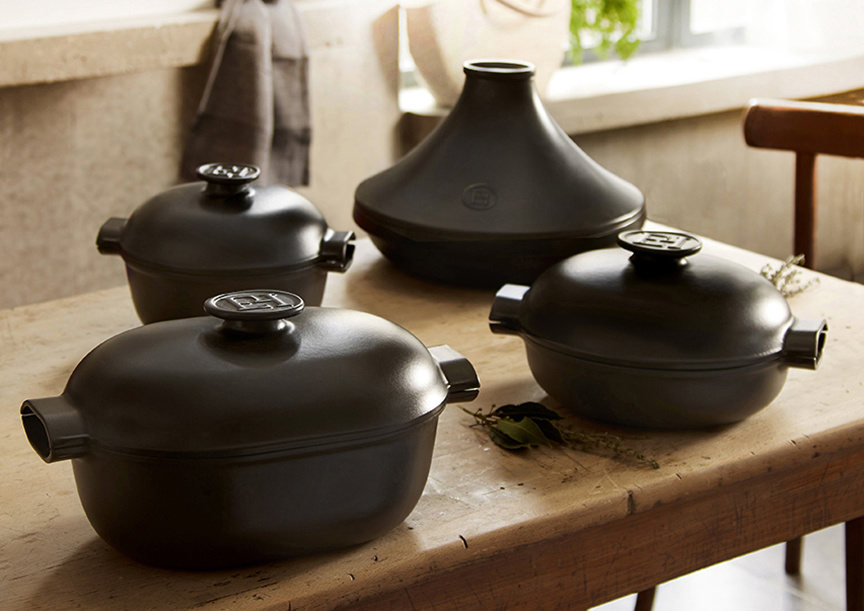 Emile Henry Tajine Delight E-box - Ø335mm - deksel zwart