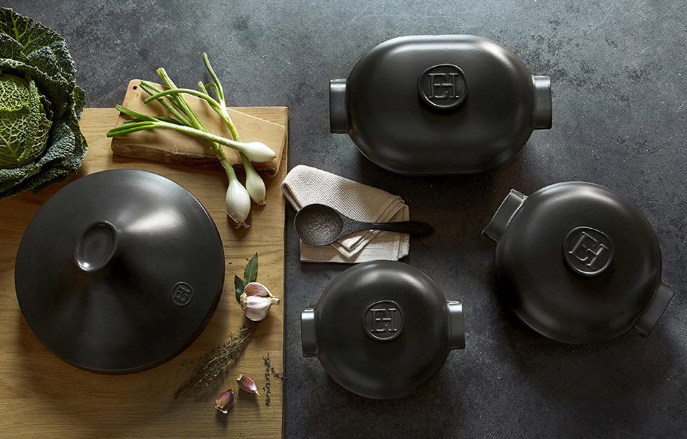 Emile Henry Tajine Delight E-box - Ø335mm - deksel zwart