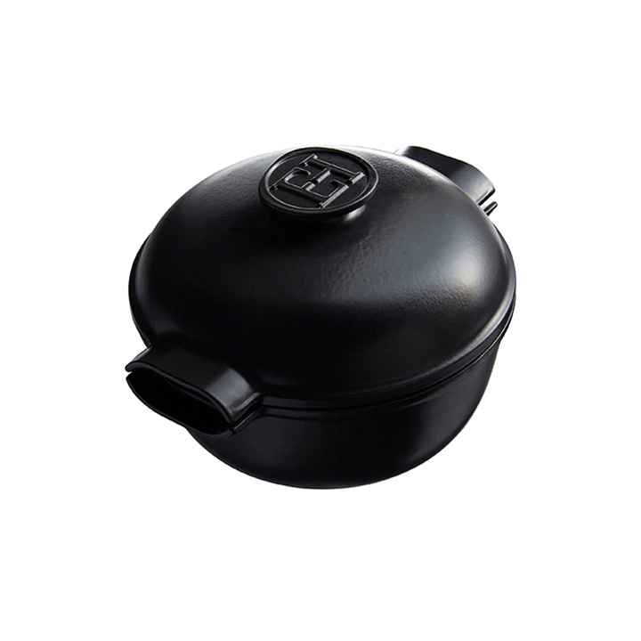 Emile Henry Kookpan rond Delight E-box - 4.0Ltr - Slate