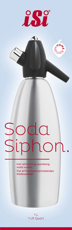 iSi Soda Siphon rvs - 1.0 Ltr