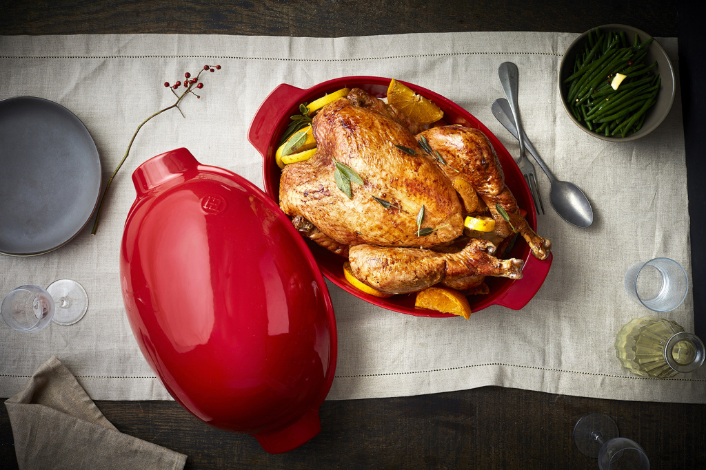 Emile Henry Chicken Baker Large E-box - 415x275mm - Grand Cru