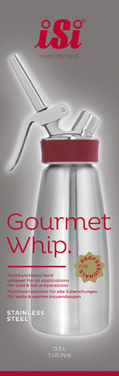 iSi Gourmet Whip Plus rvs - 0.5 Ltr