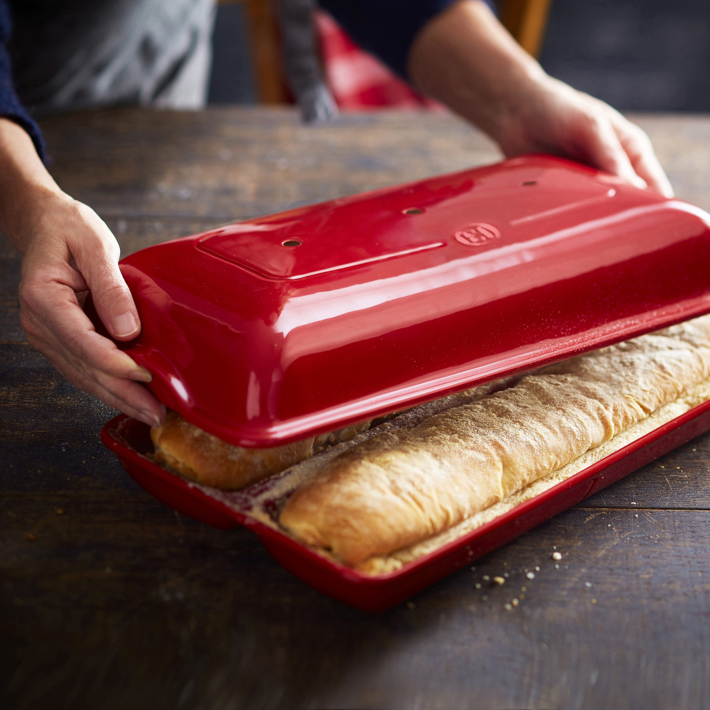 Emile Henry Ciabatta vorm E-box - 390x230mm - Grand Cru
