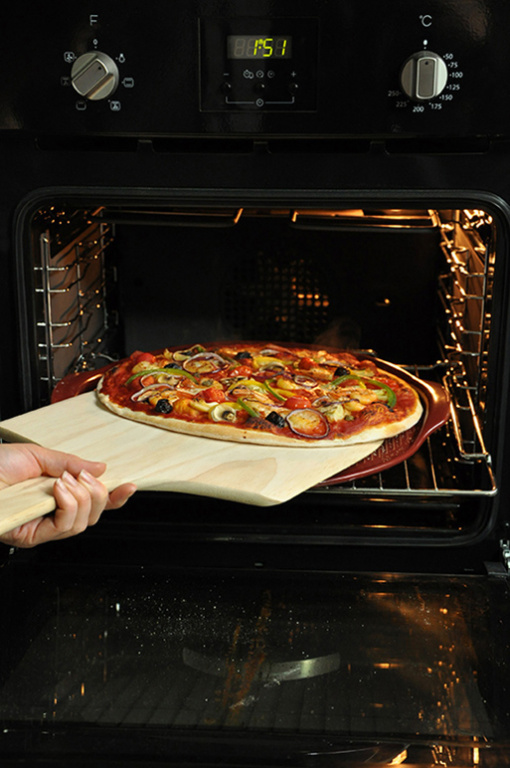 Emile Henry Pizzasteen E-box - Ø370mm - Grand Cru