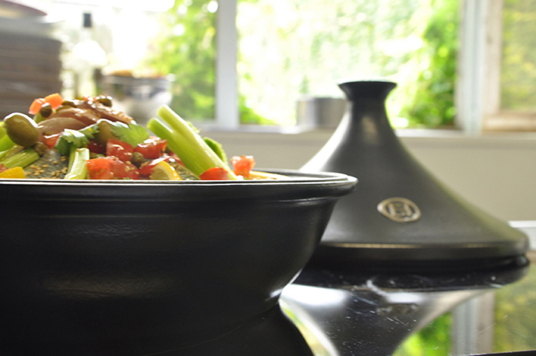 Emile Henry Tajine E-box - Ø320mm - Fusain