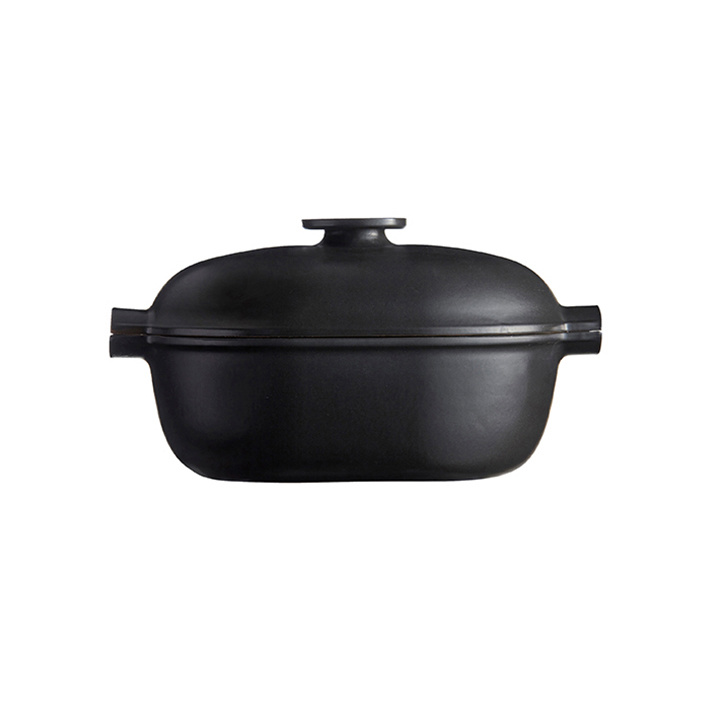 Emile Henry Kookpan ovaal Delight E-box - 4.5Ltr - Slate