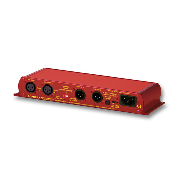 Sonifex Sonifex RB-MA2 - Dual Microphone Amplifier