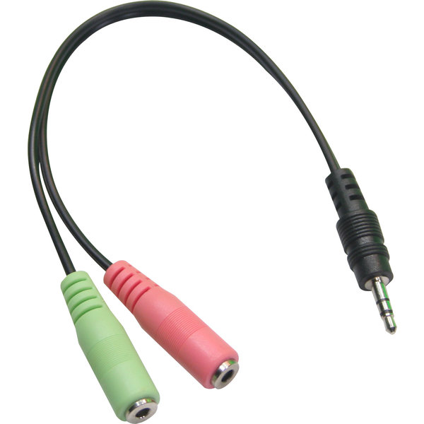 Datavideo Datavideo CB-17 17cm 3.5mm to Dual Earphone Cable