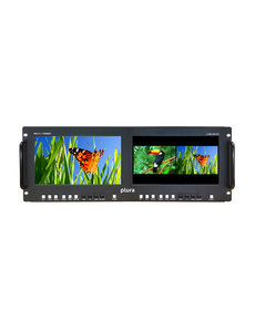 Plura Plura LCM-209-3G Dual 9" or Quad 5" Rackmount 3G General Use Monitor