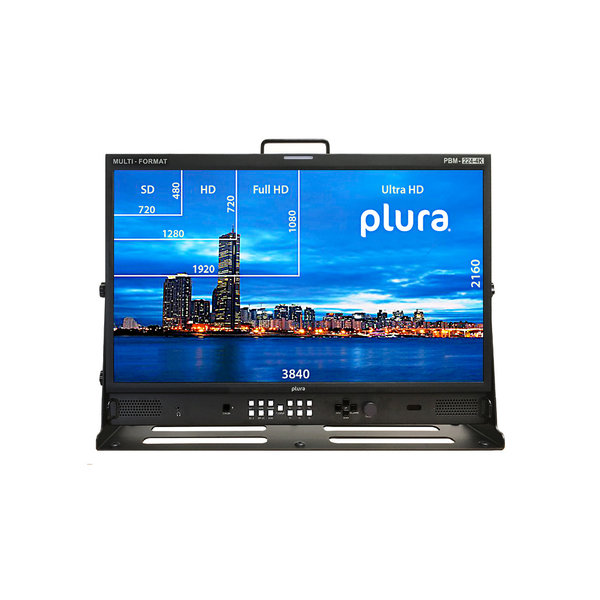 Plura Plura PBM-224-4K 24" 4K Broadcast Monitor HDR Capability, Ember+