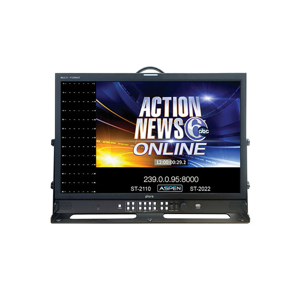 Plura Plura SFP-324-H 24" Hybrid Monitor, IP, Class A, Coax