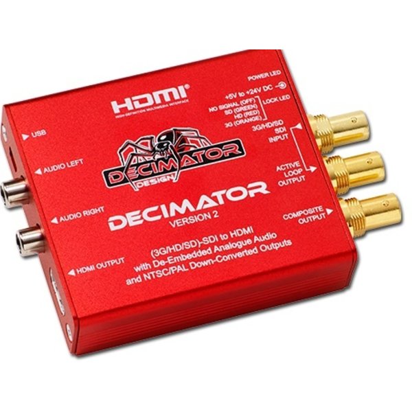 Decimator Decimator Miniature 3G/HD SDI to HDMI and PAL