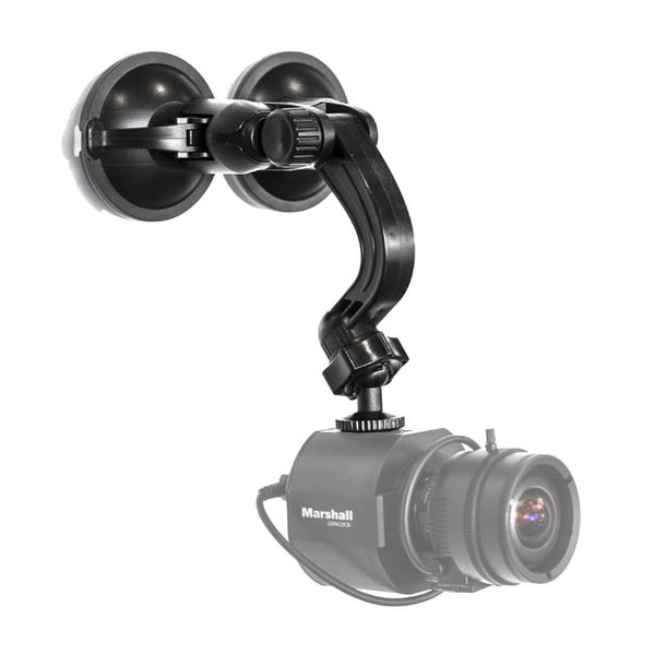 Marshall Marshall CVM-9 Dual Suction Cup Glass Mount with Adjustable Tilt Arm & 1/4-20"Thread Mount