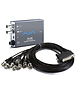 AJA AJA 3G-AM-BNC 3G-SDI 8-Channel AES Embedder/Disembedder, BNC breakout cable