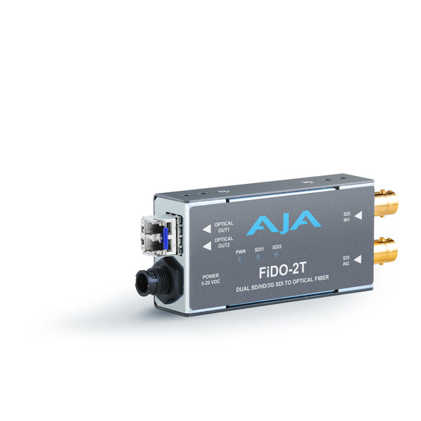 AJA AJA FIDO-2T Dual ch. SD/HD/3G SDI to Fiber + Loop Out