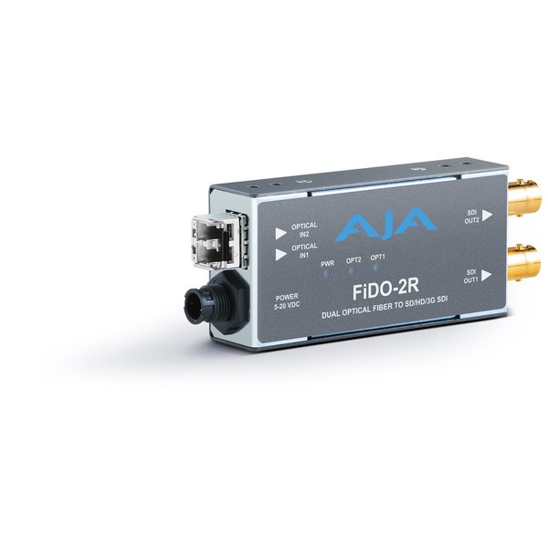 AJA AJA FIDO-2R-MM Dual ch. Fiber MM to SD/HD/3G SDI Dual Out