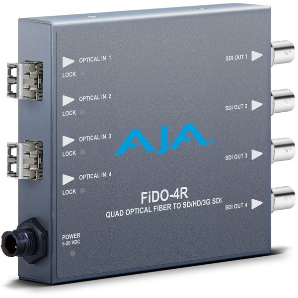 AJA AJA FIDO-4R-MM 4-Channel LC Fiber MM to 3G-SDI