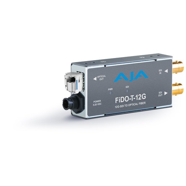 AJA AJA FIDO-T-12G Single ch. SD/HD/12G SDI to Fiber + Loop SDI Out