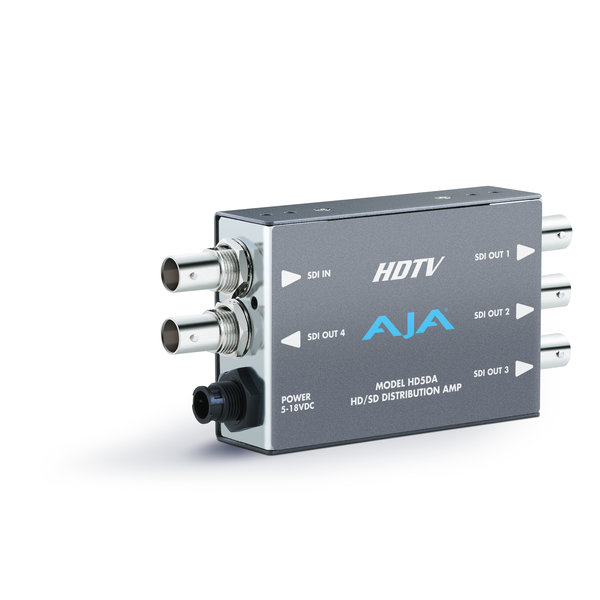 AJA AJA HD5DA HD/SD-SDI Distribution Amplifier, 1x4, EQ