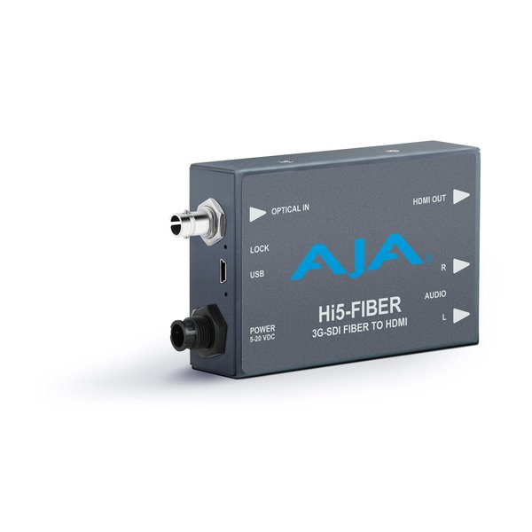 AJA AJA HI5-FIBER 3G-SDI over Fiber to HDMI Video and Audio Converter