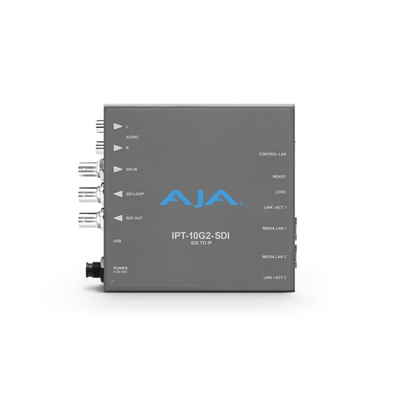 AJA AJA IPT-10G2-SDI Bridging 3G-SDI to SMPTE ST 2110 Video and Audio